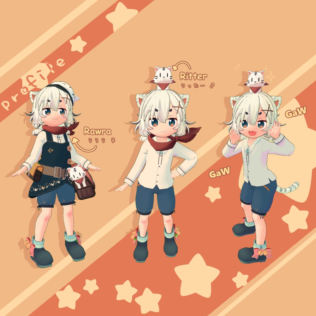 オリジナル3Dモデル「ラウラ」