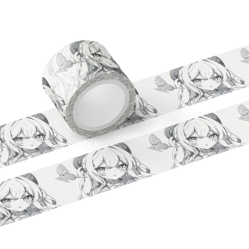 ツンデレ少女 マスキングテープ 幅30mm