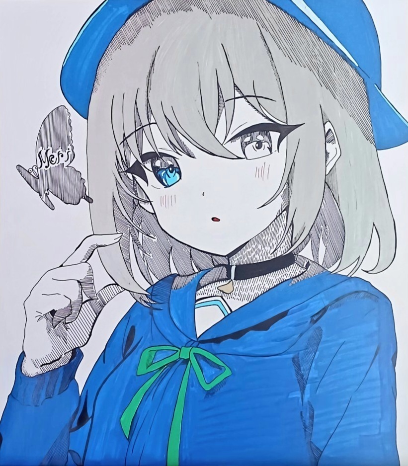 『灰色の瞳に写る世界』アイコンor壁紙
