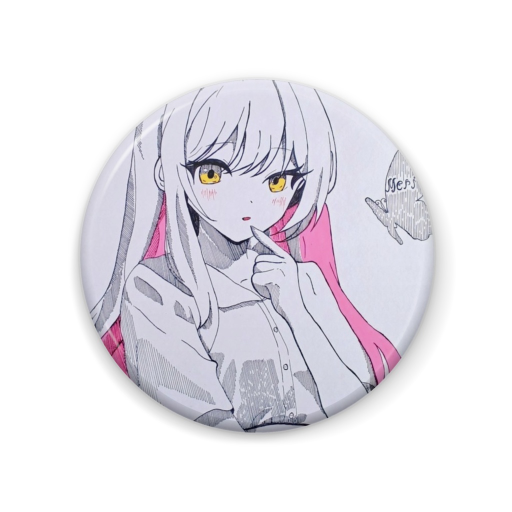 『寂しがりやのお姉ちゃん』缶バッジ - 57mm - スチール