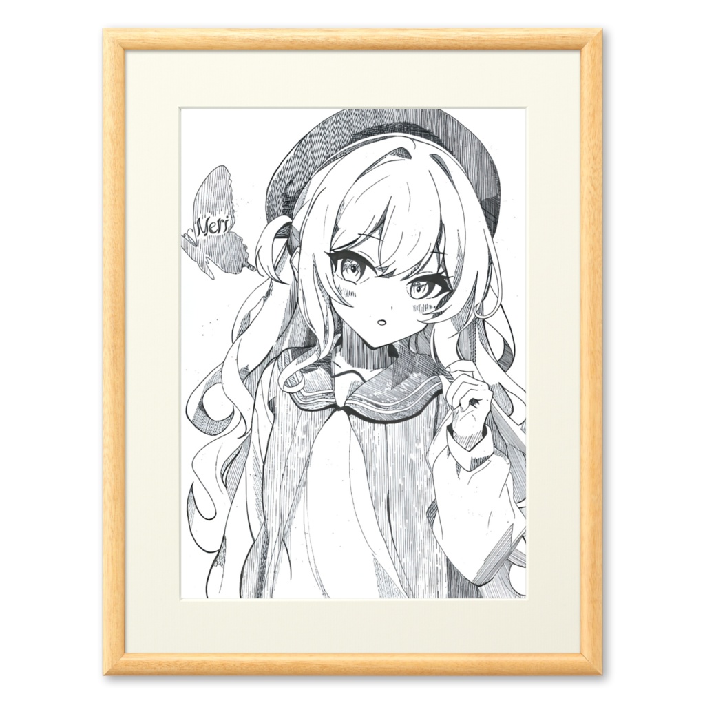 『ツンデレ少女』複製原画