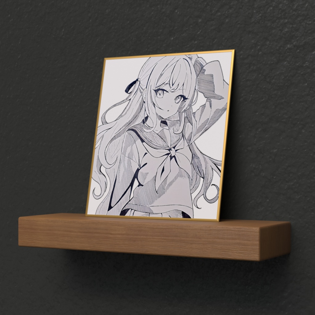 ツンデレ少女 5 years after ミニ色紙