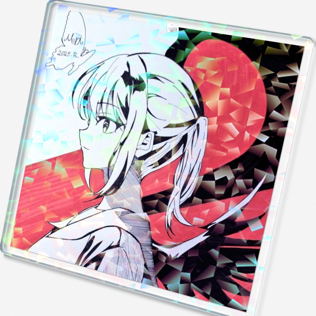 堕天 ホログラムアクリルキーホルダー