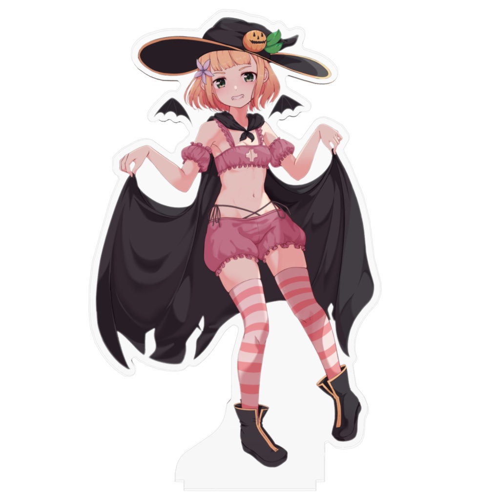 柚萌 ハロウィンアクリルフィギュア