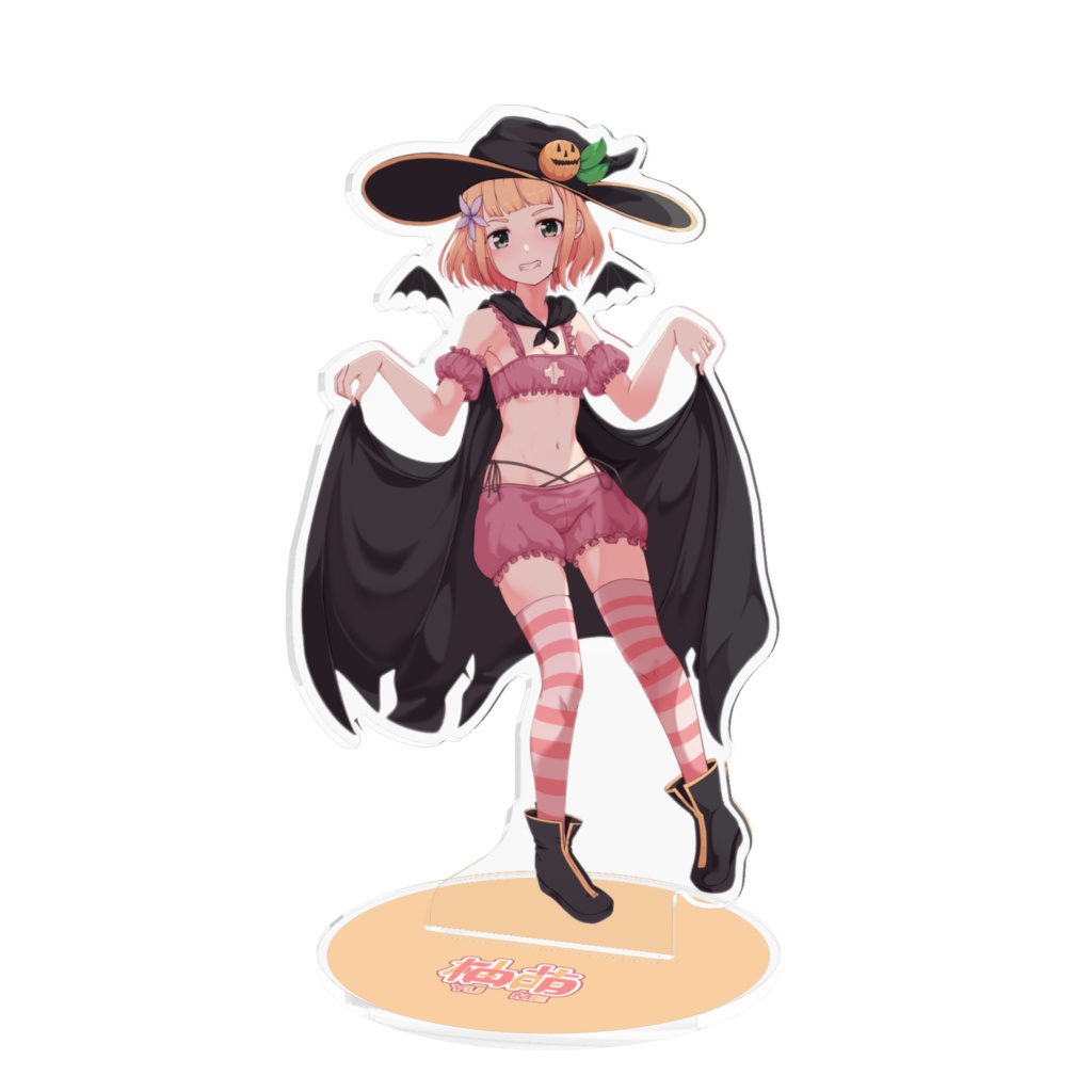 柚萌　ハロウィンアクリルフィギュア