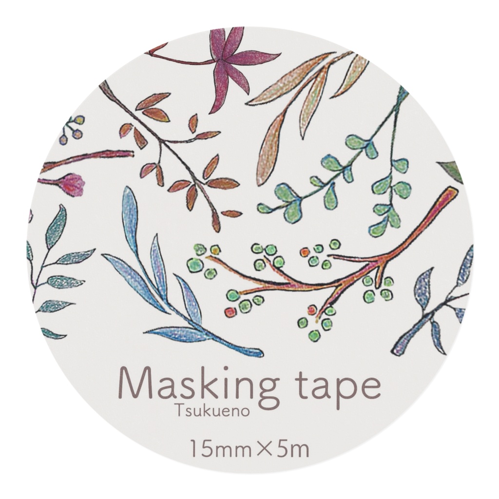 マスキングテープ (flowers)