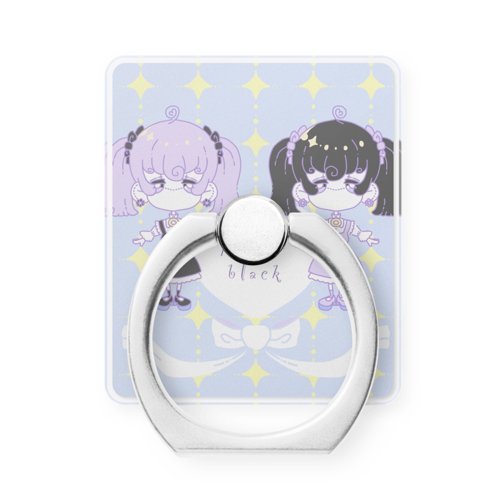 purple black doll