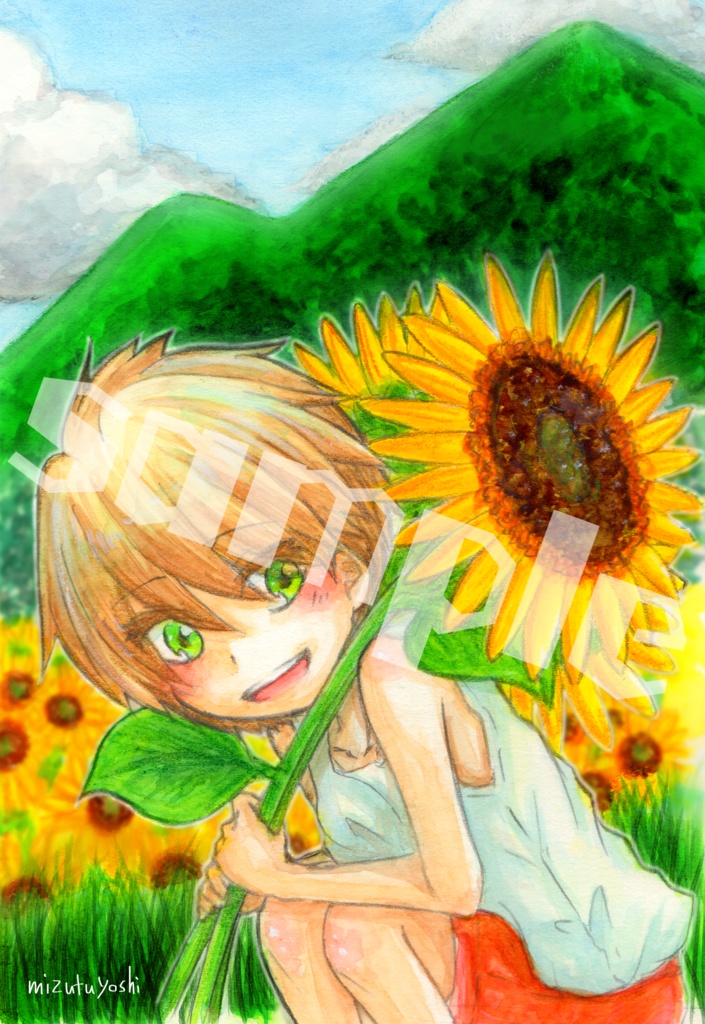 創作ショタ ポストカード