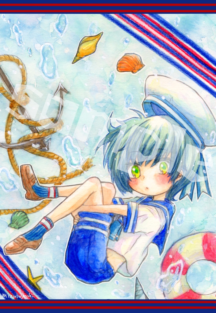 創作ショタ ポストカード