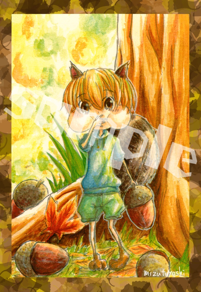 創作ショタ ポストカード