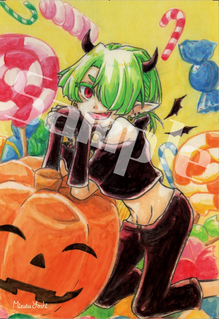 創作ショタ ポストカード その②