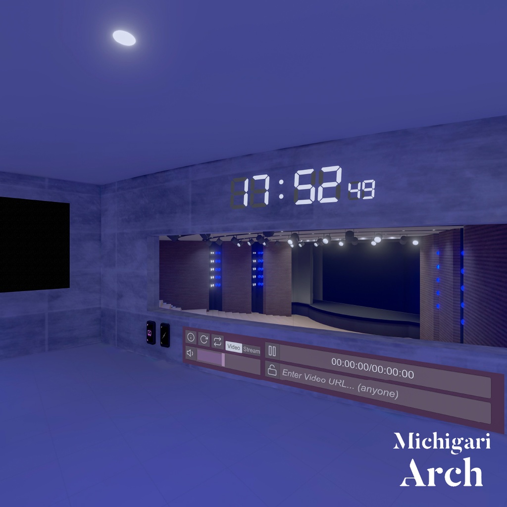 【VRワールド】Michigari Theater -講堂-