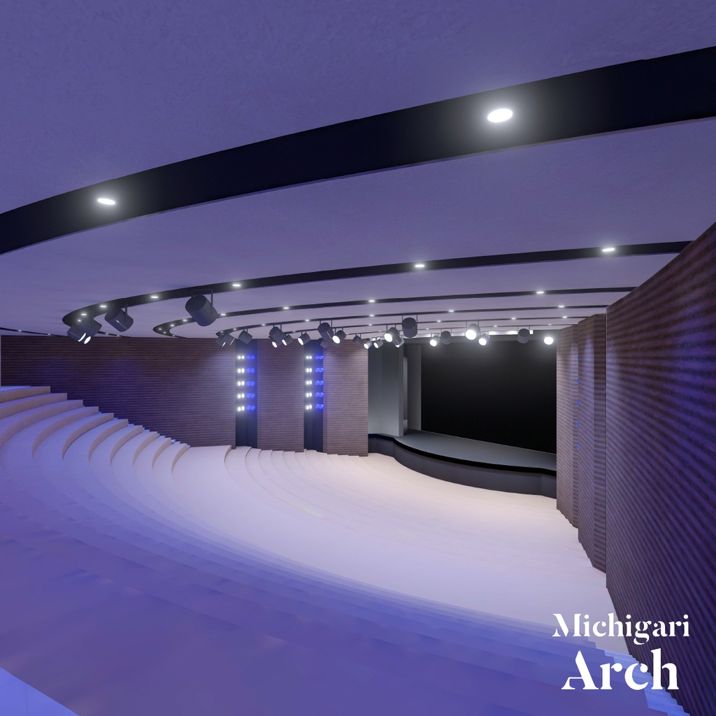 【VRワールド】Michigari Theater -講堂-