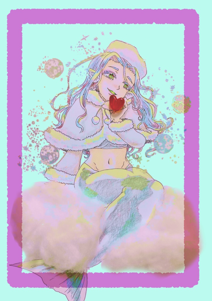 揺蕩う北の海の魔女シャツ