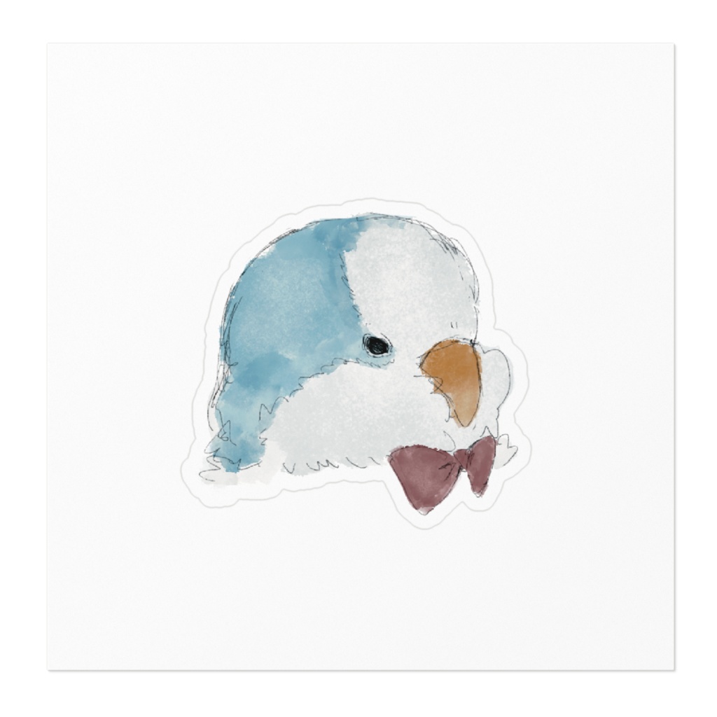 リボンオキナインコ ブルー