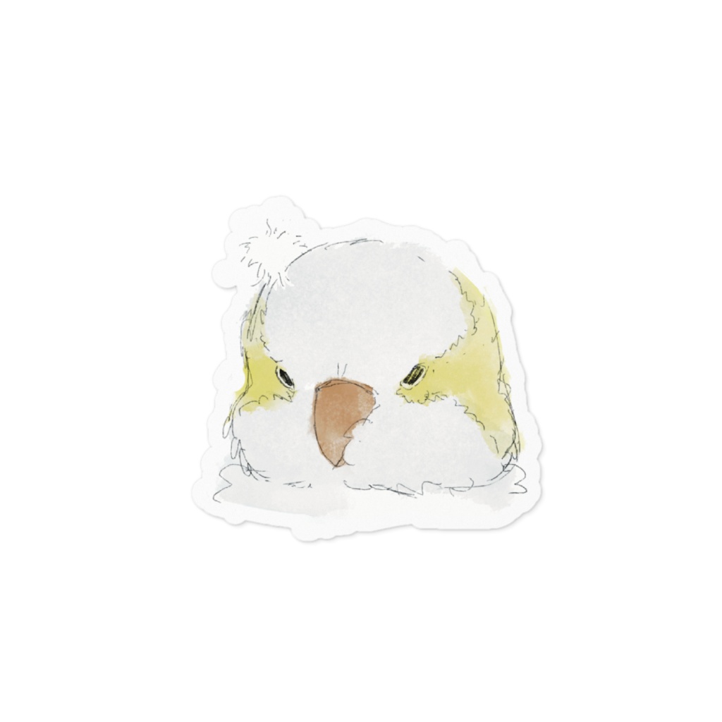 ほわ毛オキナインコ ルチノー