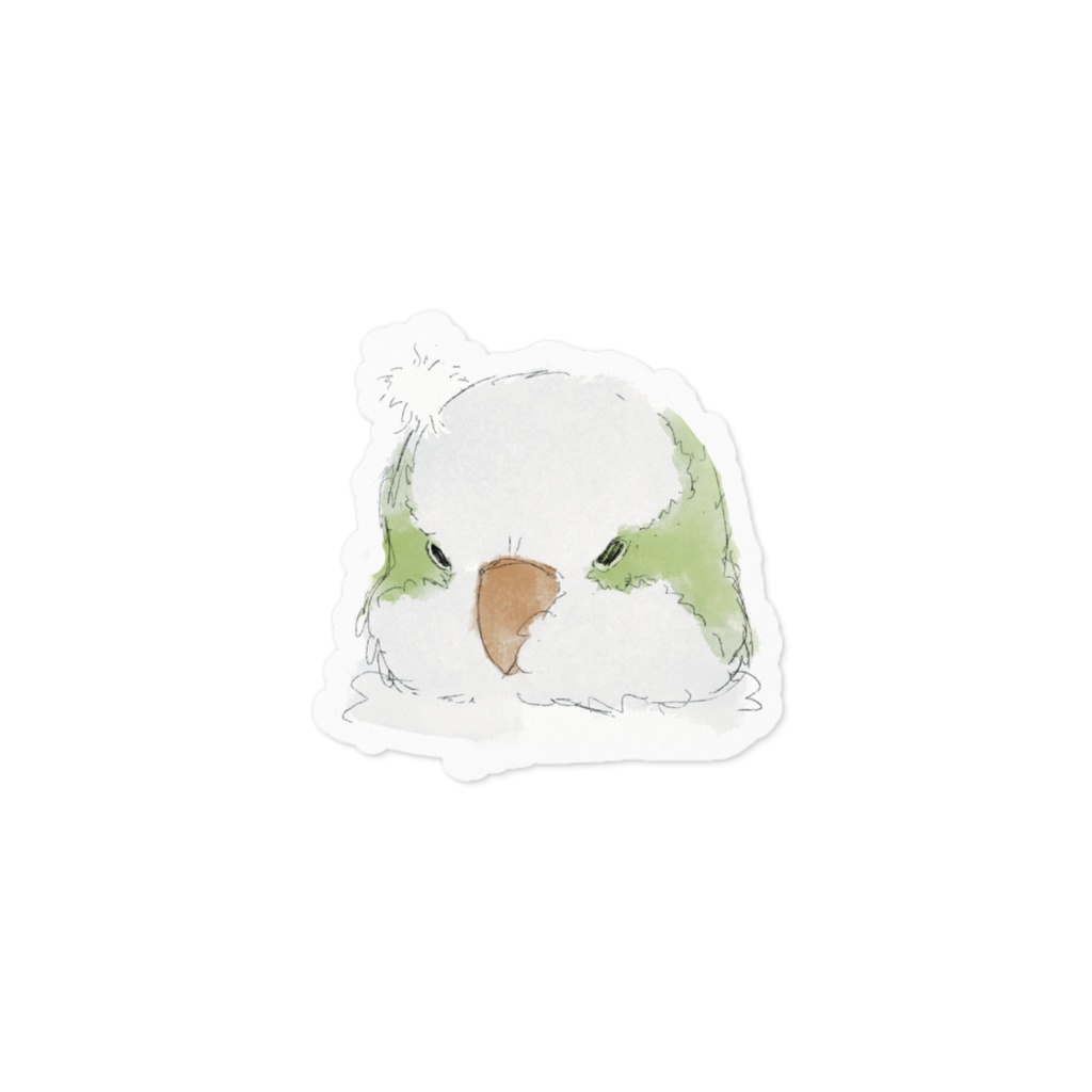 ほわ毛オキナインコ グリーン