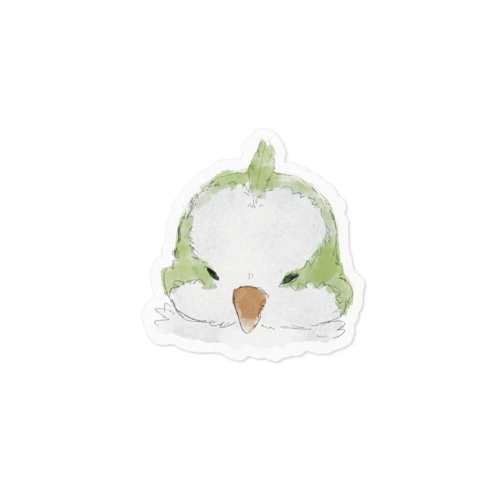 ちょんまげオキナインコ グリーン