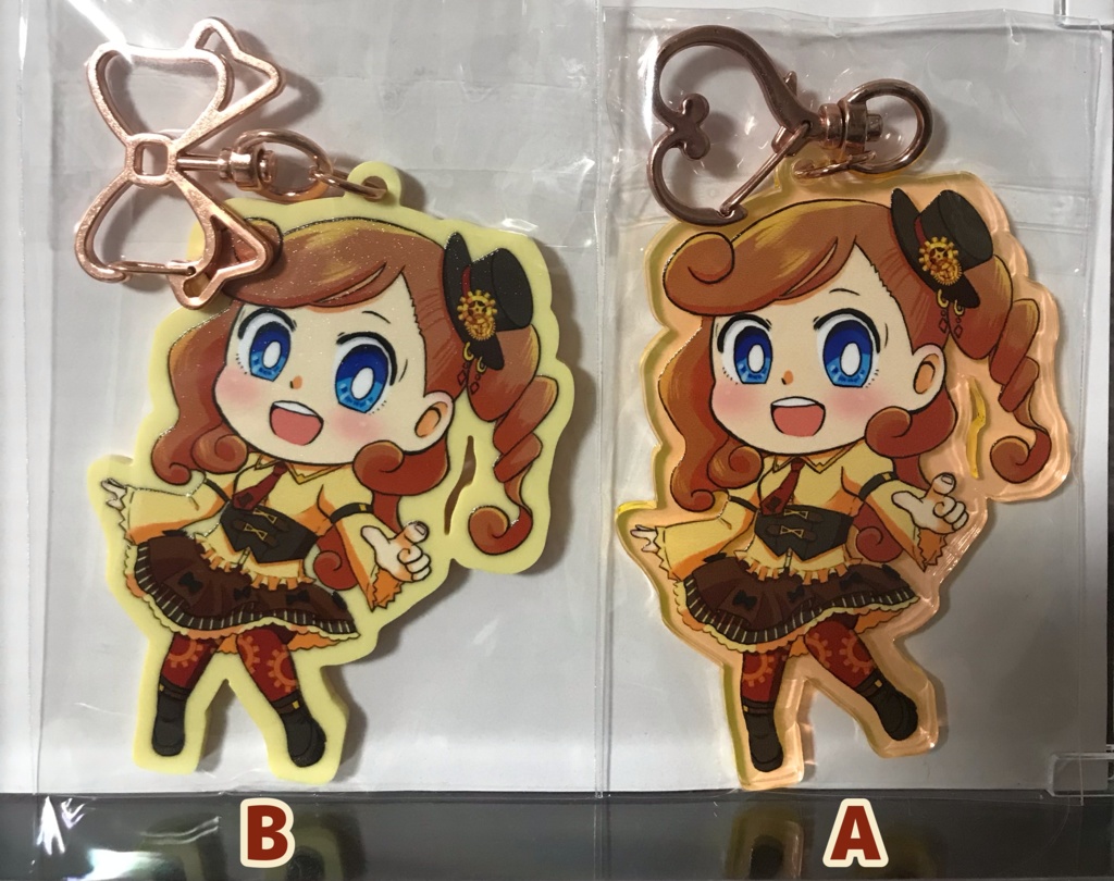 【あんしんBOOTH】スチパンカトリーちゃんアクキー