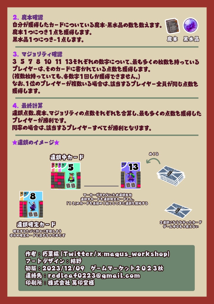 【カウンティング×マジョリティ】CHAIN MAJORITY【ボードゲーム】