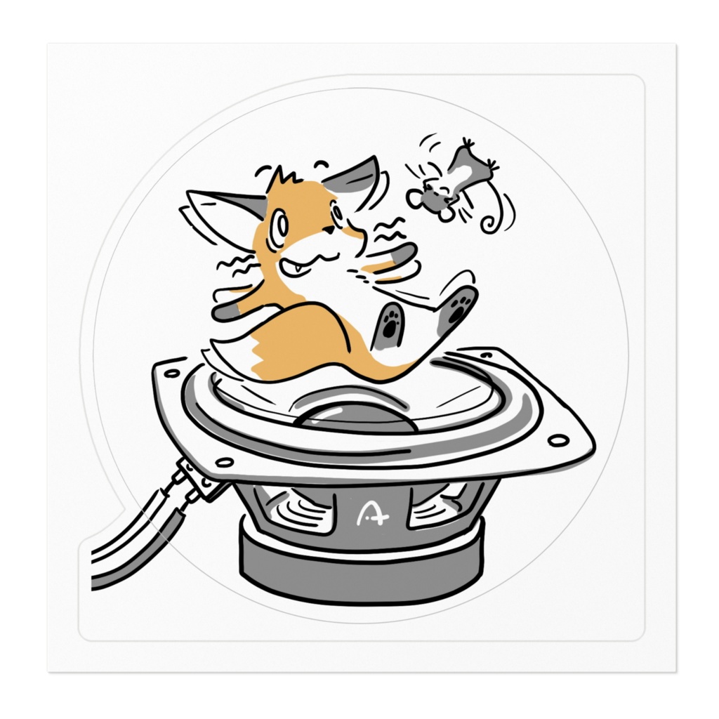 MEGABASSステッカー