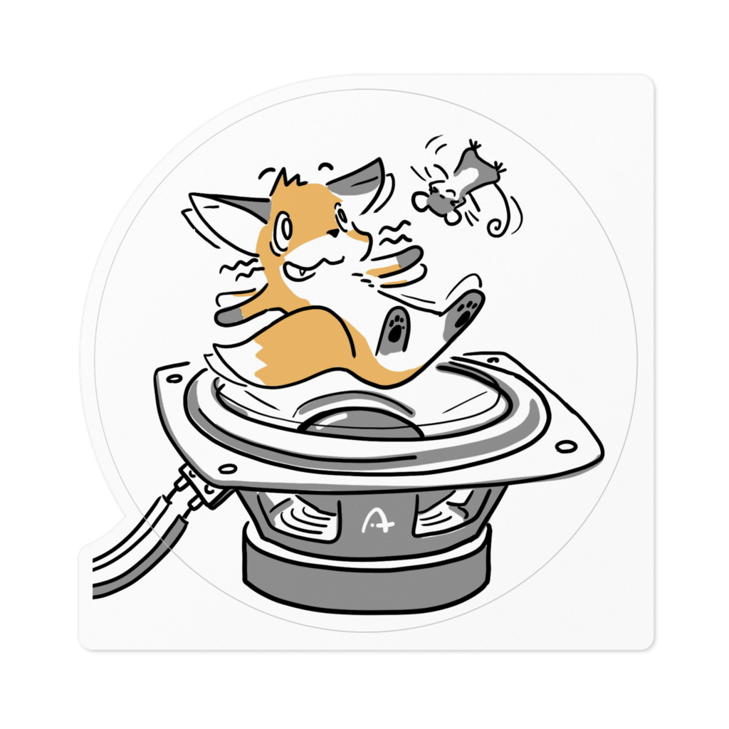 MEGABASSステッカー