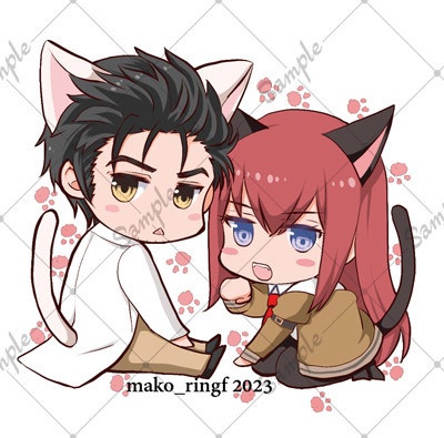 (再販)オカクリにゃんこアクリルキーホルダー