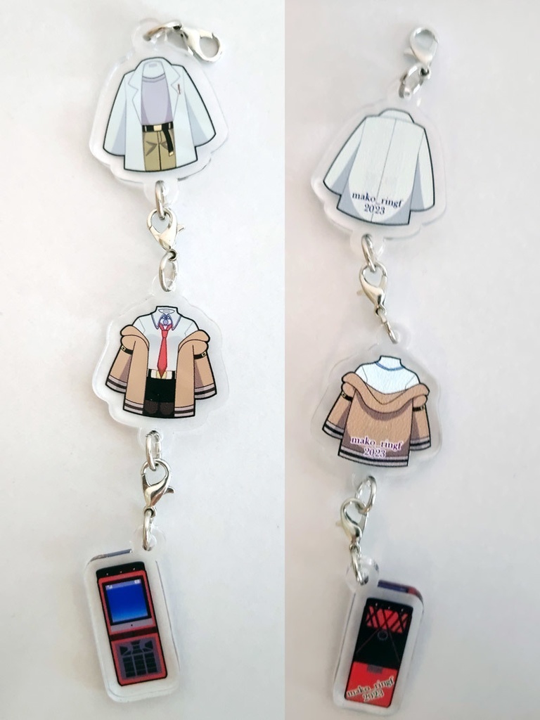 つながるアクリルチャーム・オカクリ衣装コンセプト