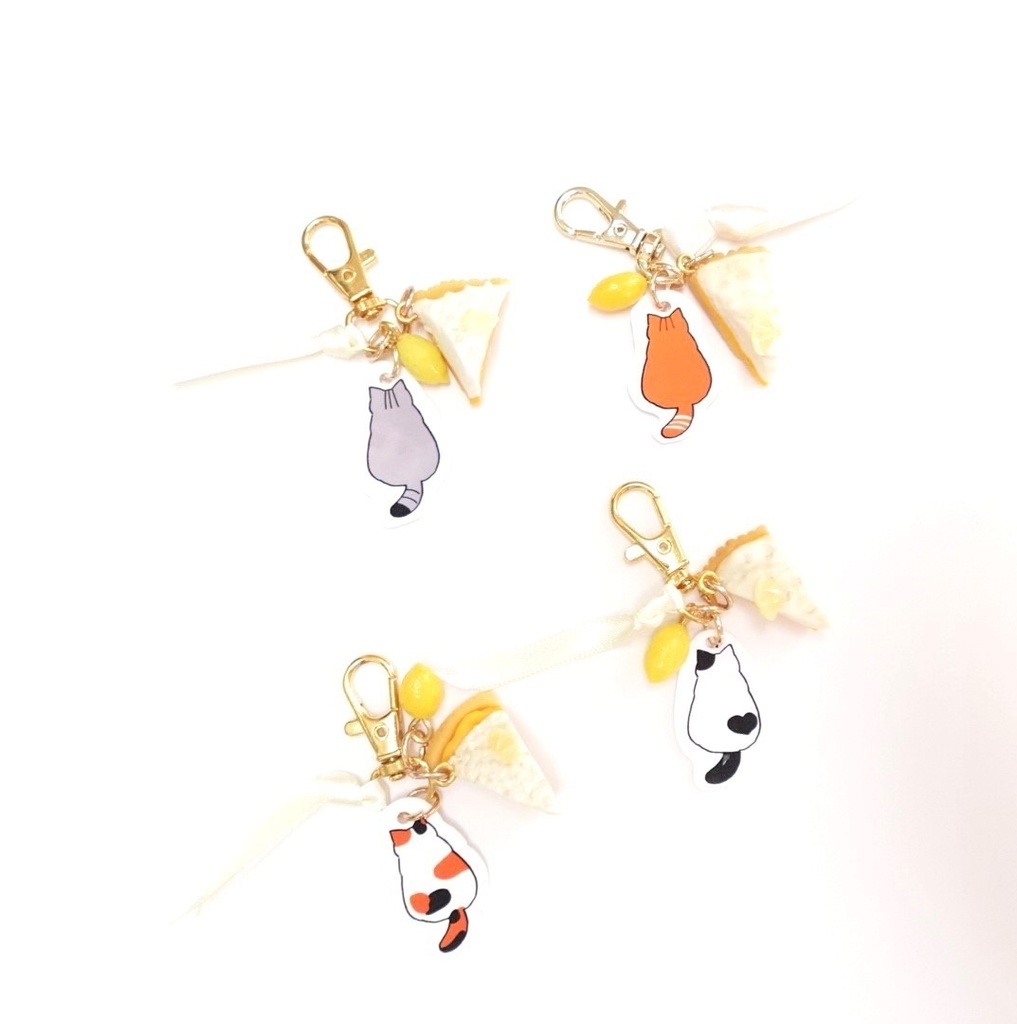 レモンパイチャーム(ネコちゃん付き)