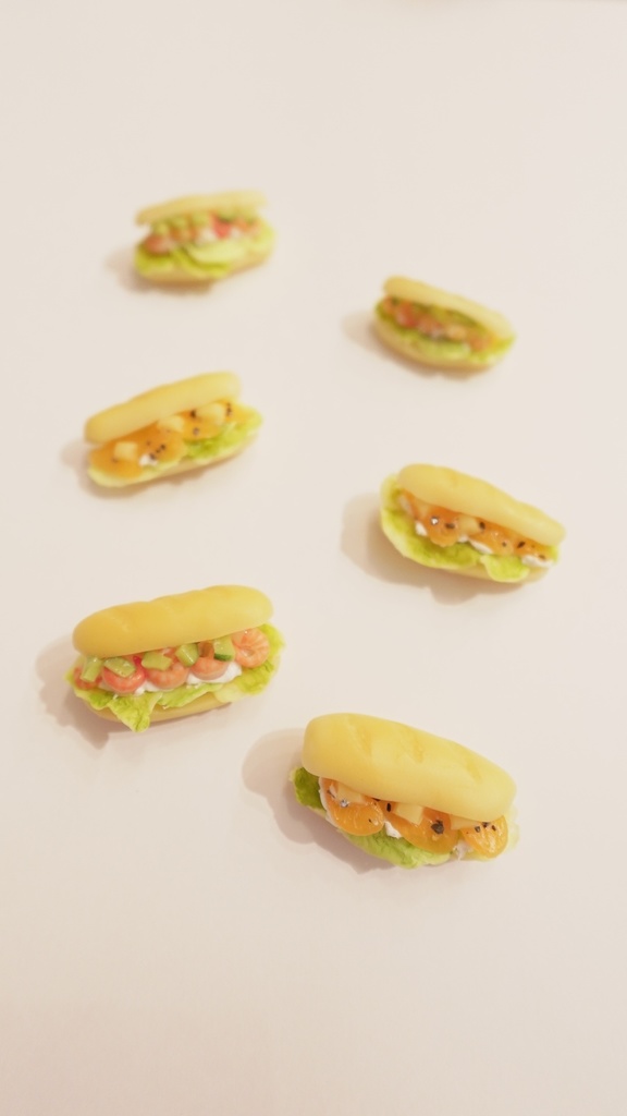 サンドイッチマグネット(えび・サーモン)