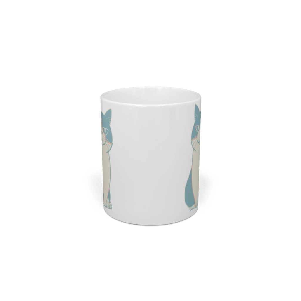 はちわれ マグカップ おすわり