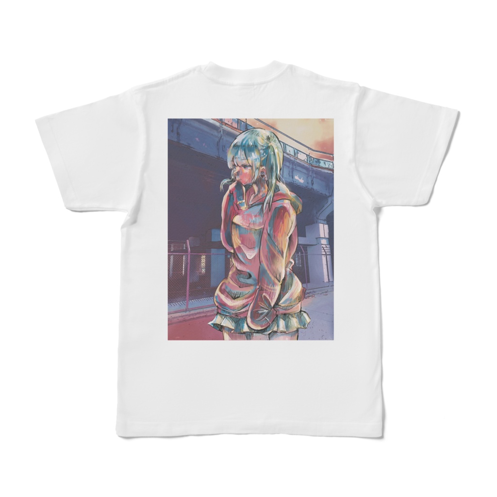 女の子 Tシャツ 高架下
