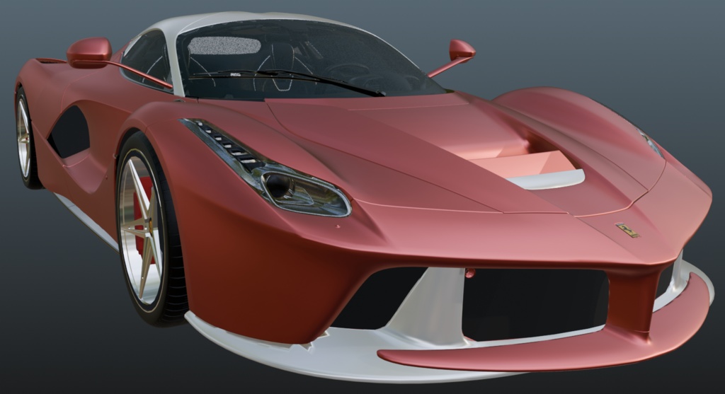 ラ・フェラーリ3Dモデル