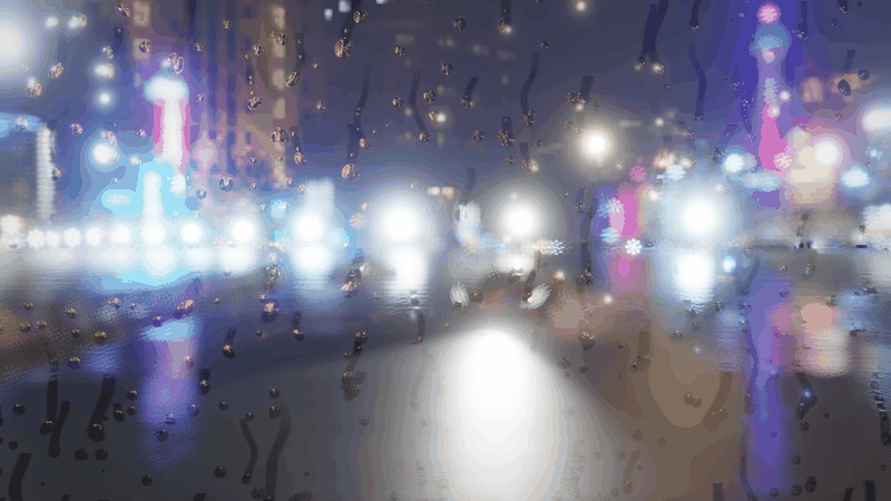 【VRChatワールド】RainyWindow|雨粒が流れる窓ガラスのシェーダー