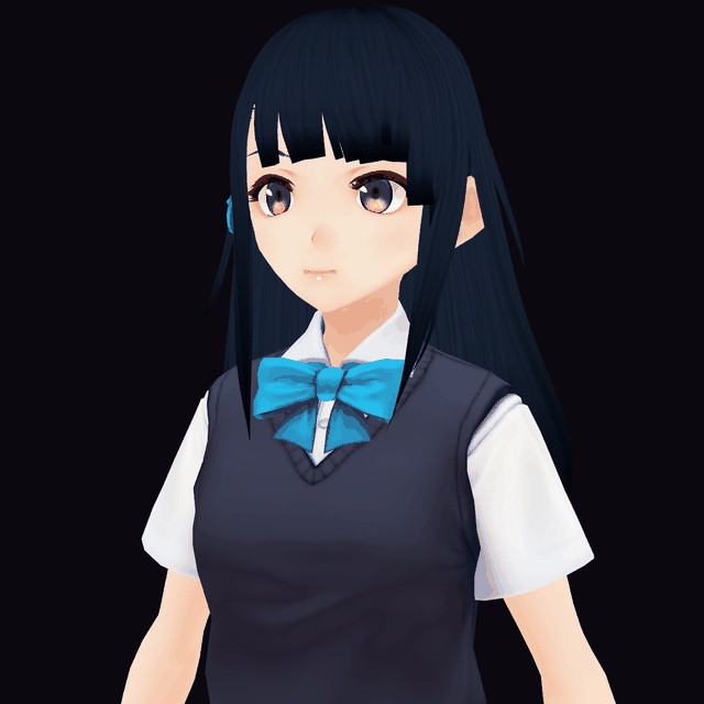 【lilToon・汎用】影絵シルエット|全身が影になり、ふちだけネオンに光る 6種【無料版あり】