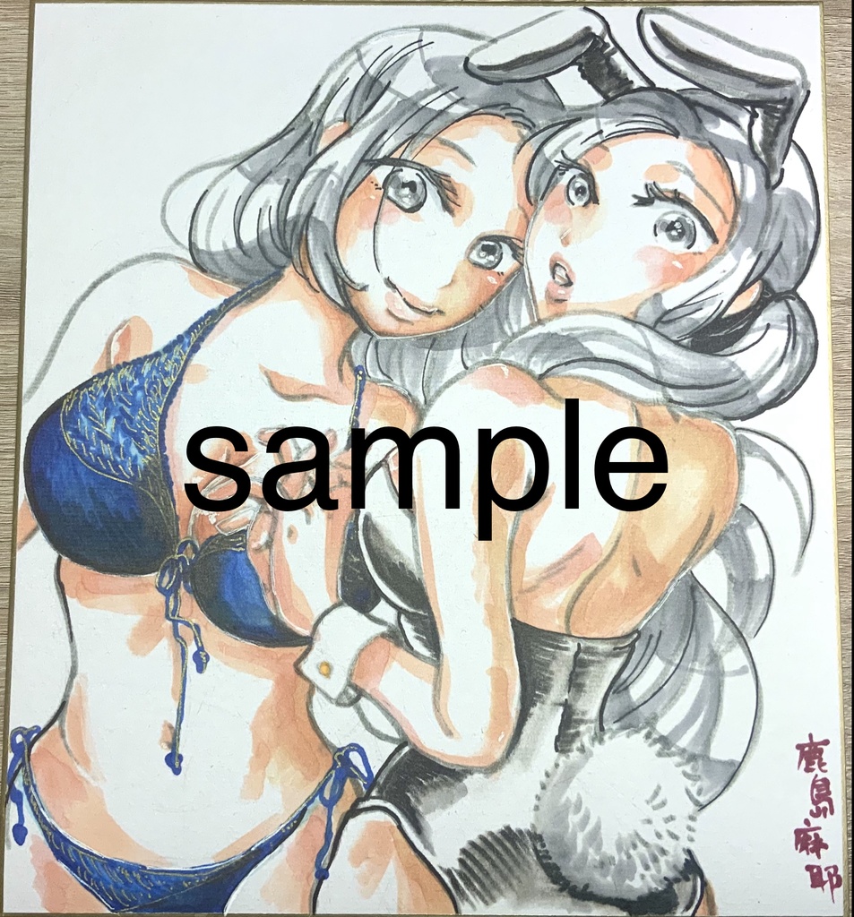 依頼イラスト受付24✖️27普通色紙サイズ