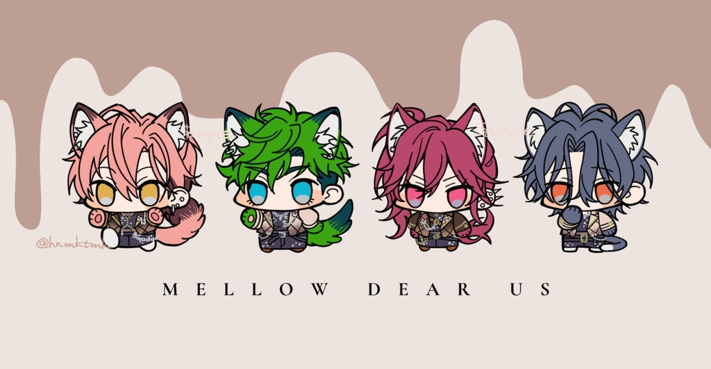 ケモ耳メロウディアース自立アクリルスタンド