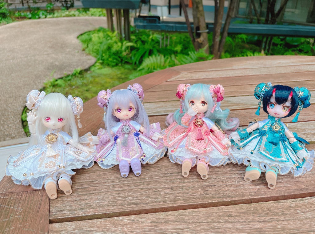 華ロリワンピース (5色展開)