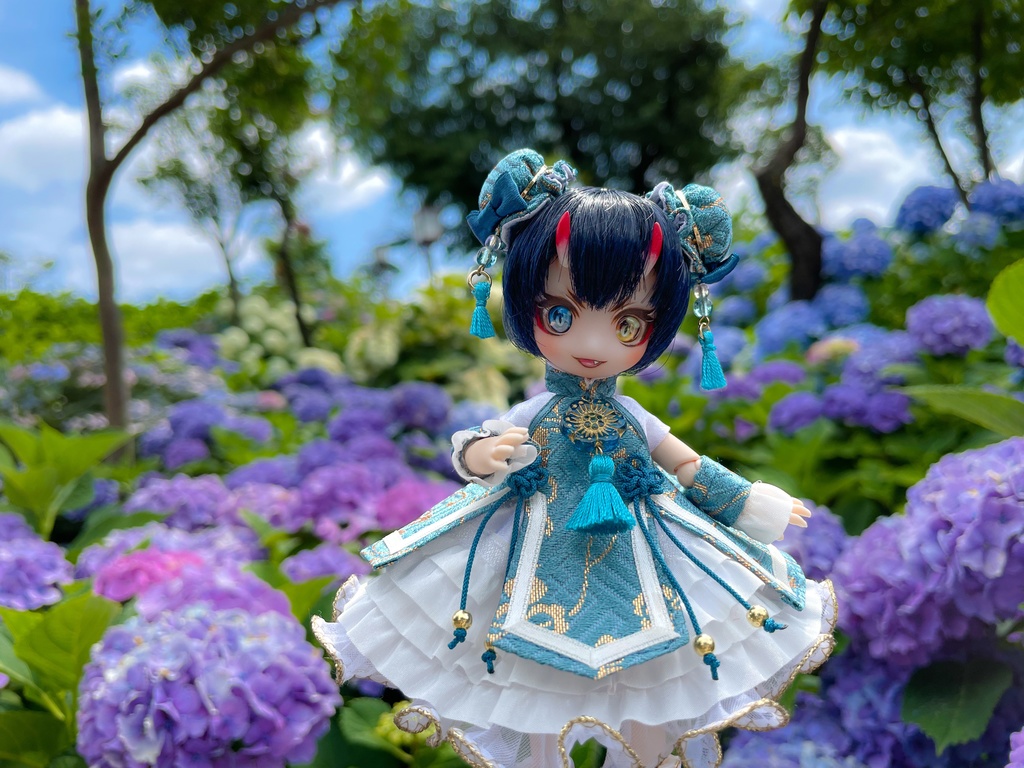 華ロリワンピース (5色展開)