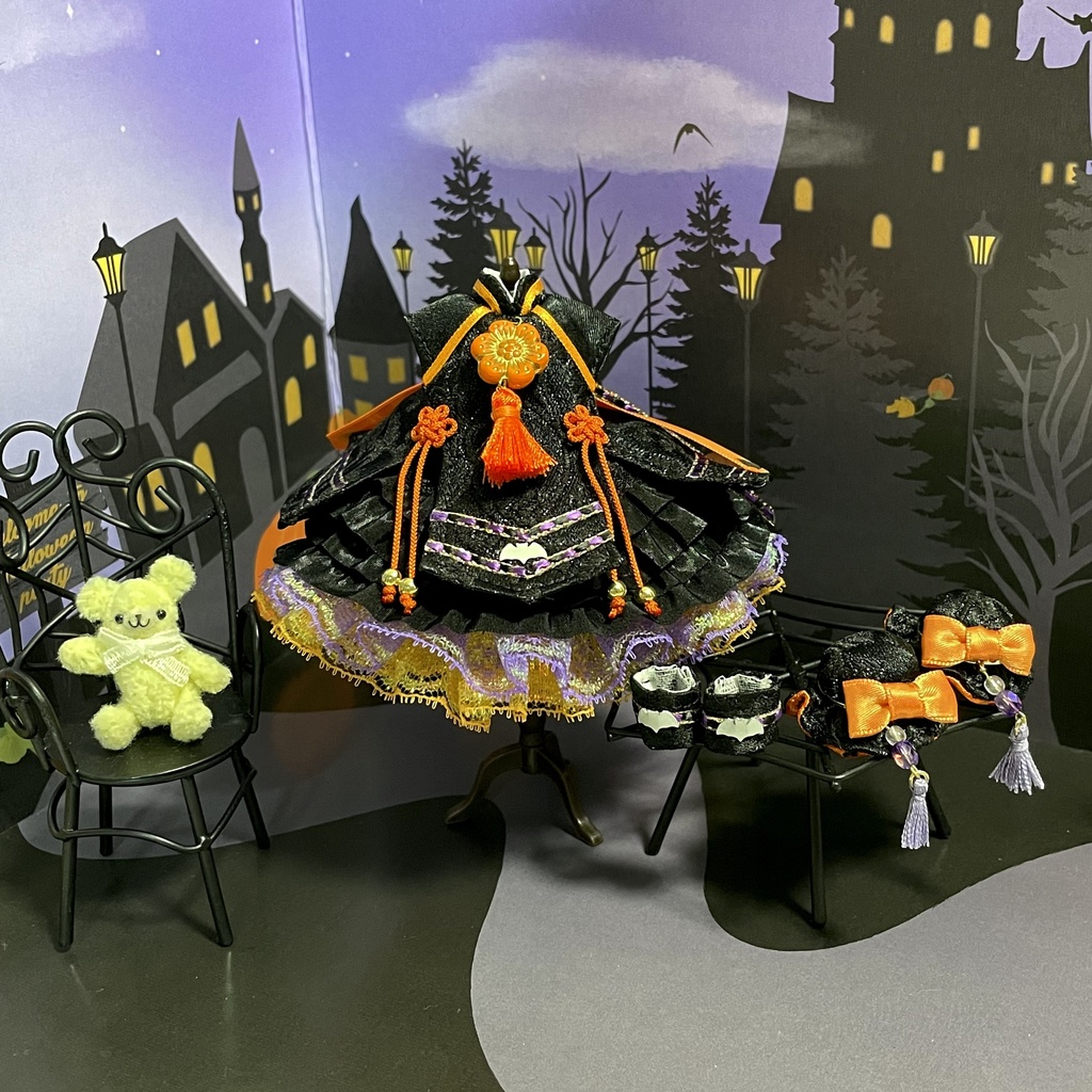 オビツ11 / 中華ロリータワンピース ハロウィンver