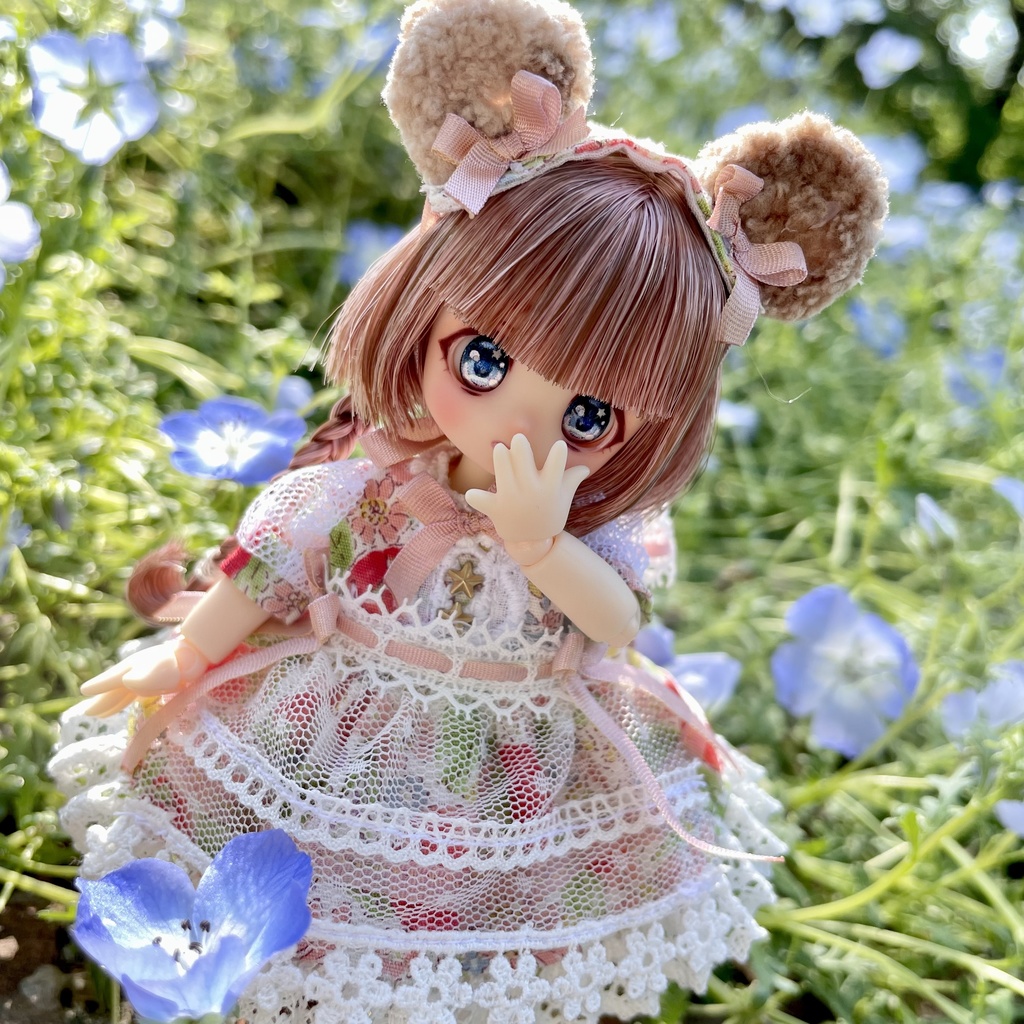 オビツ11 / くまみみワンピース(3色)