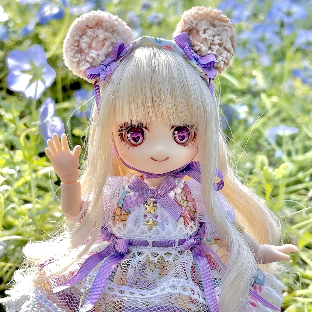 オビツ11 / くまみみワンピース(3色)