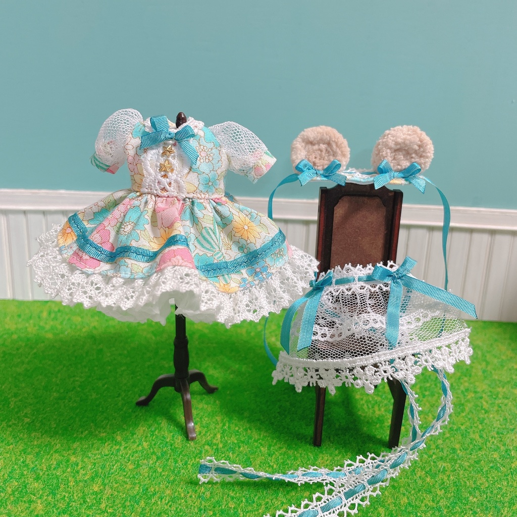 オビツ11 / くまみみワンピース(3色)