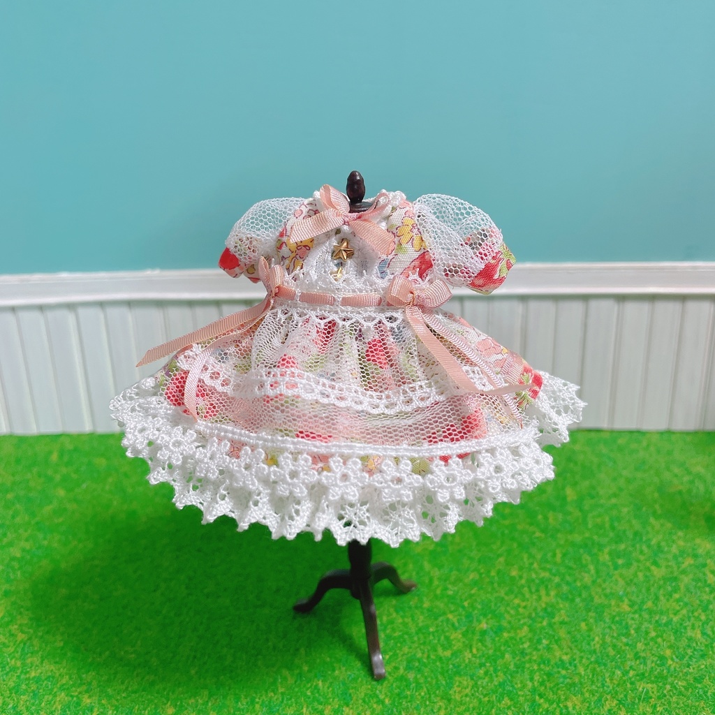 オビツ11 / くまみみワンピース(3色)