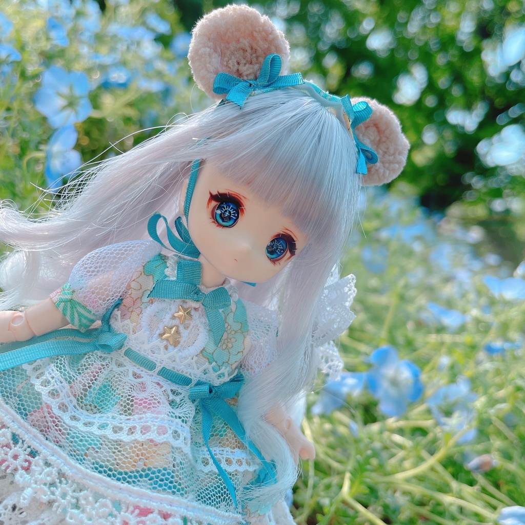 オビツ11 / くまみみワンピース(3色)