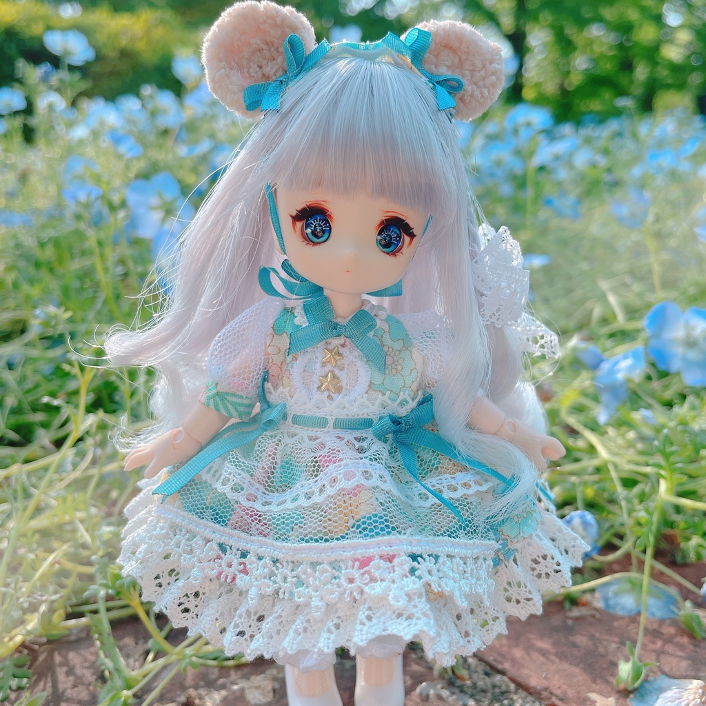 オビツ11 / くまみみワンピース(3色)