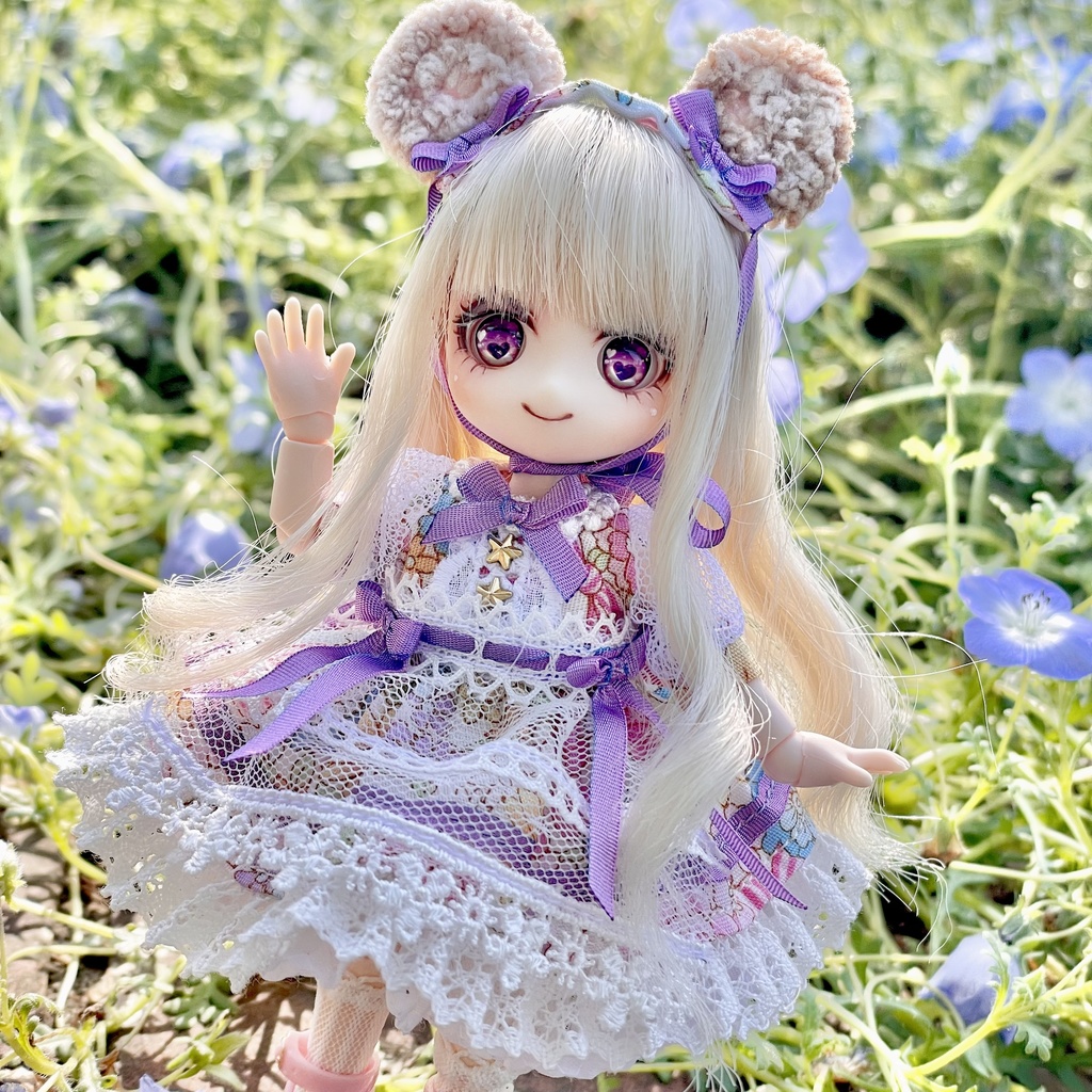 オビツ11 / くまみみワンピース(3色)