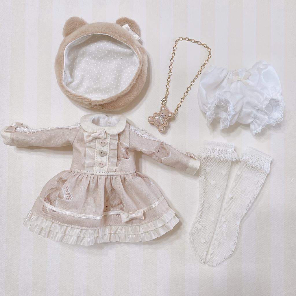 量産系くまちゃんワンピース🧸(4色)