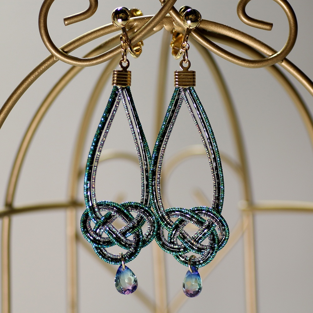 しずく水引ピアス・イヤリング5種(鍾離・魈)