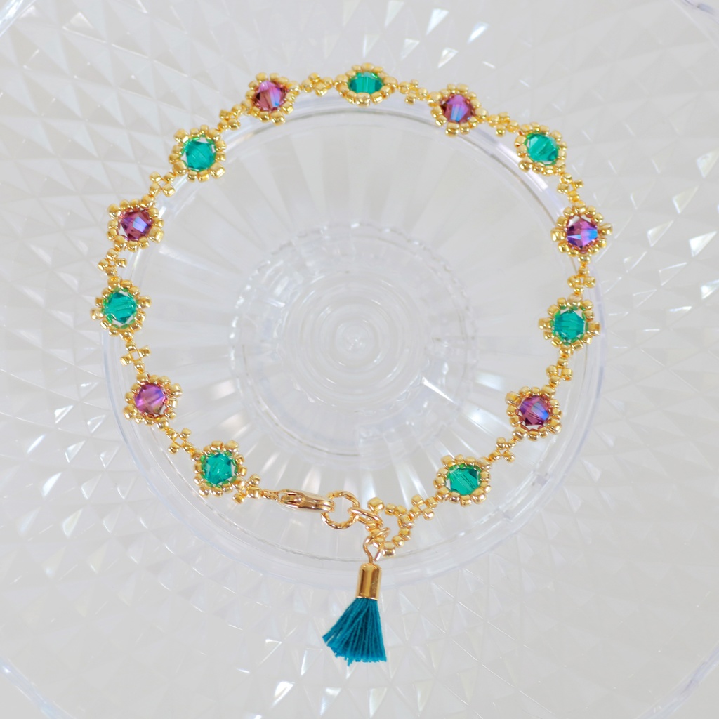 ビーズ編みブレスレット/ 鍾離・魈